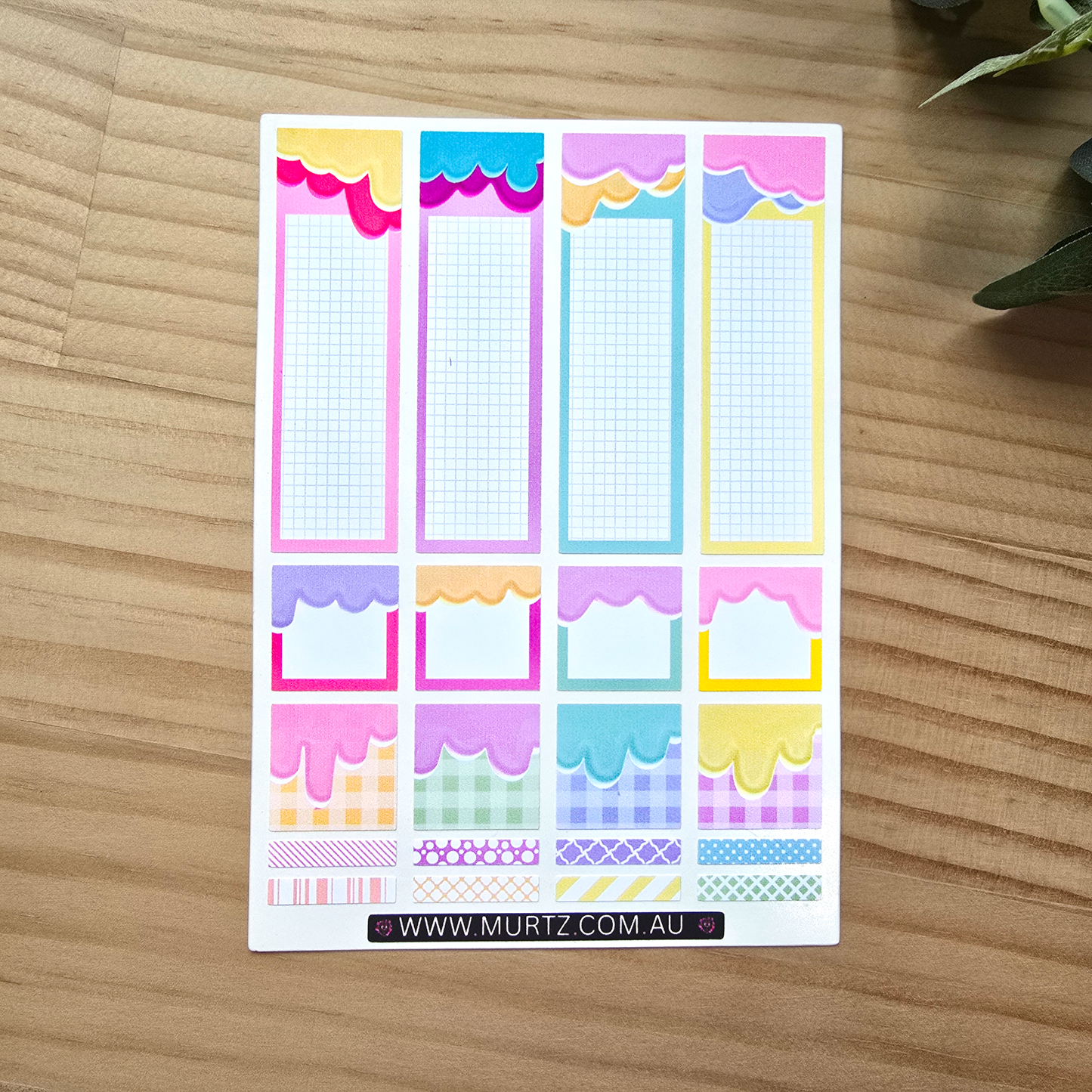 Bubblegum A6 Journal & Planner Stickers