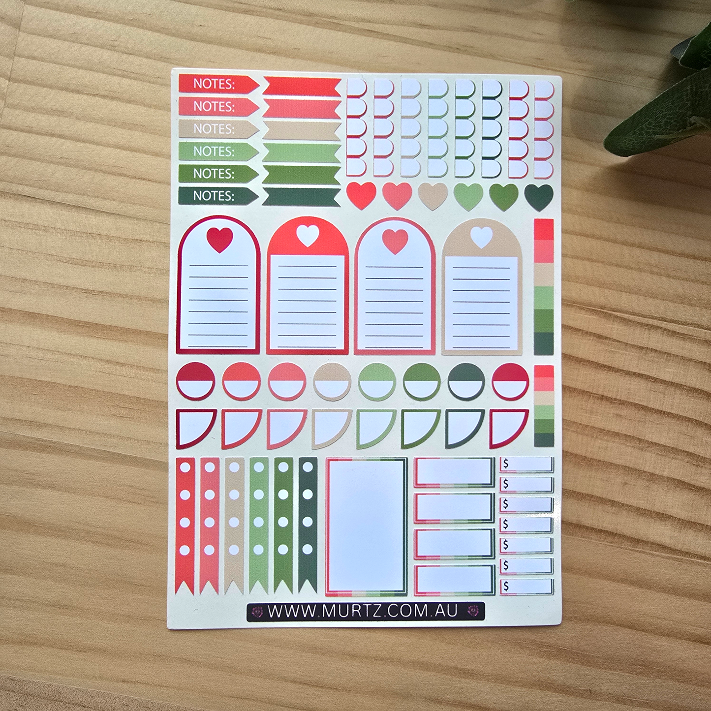 Watermelon A6 Journal & Planner Stickers