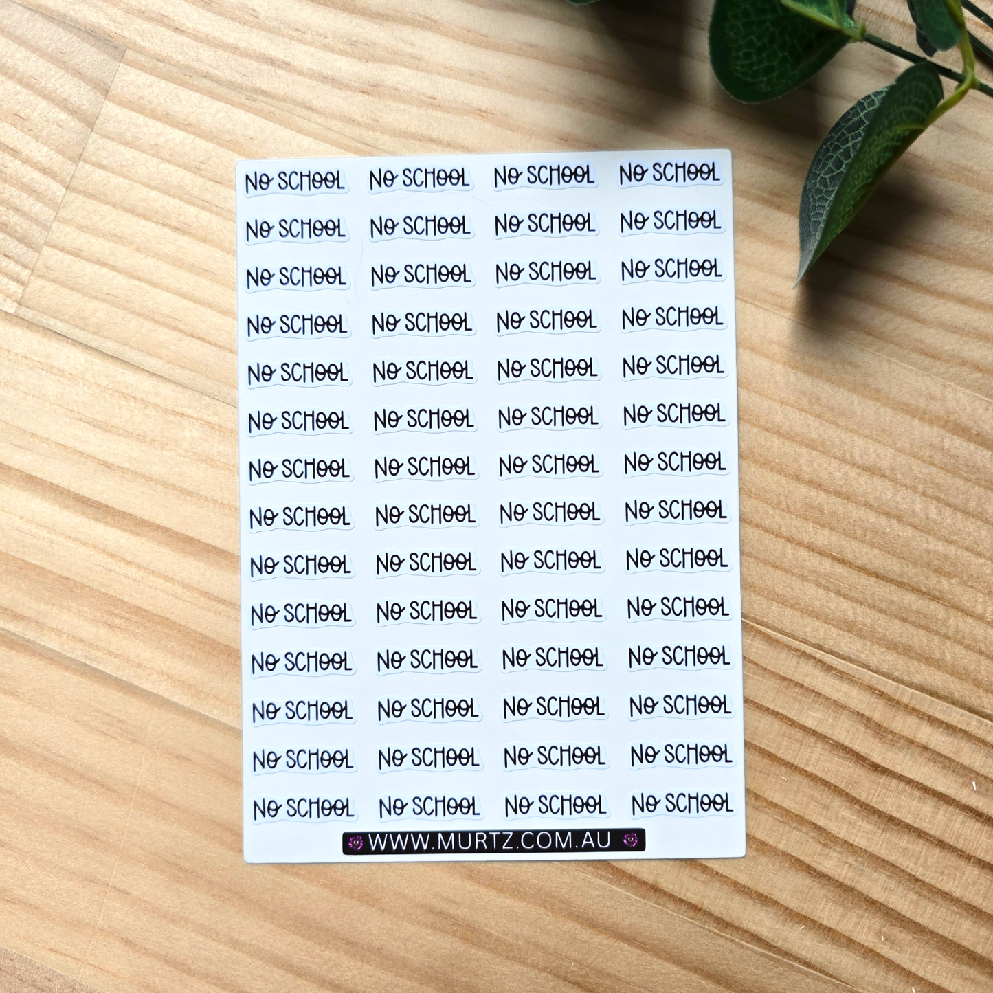 School A6 Journal & Planner Stickers