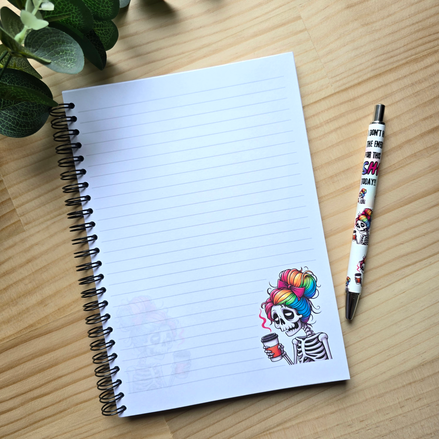 Don't Have The Energy Notebook A5