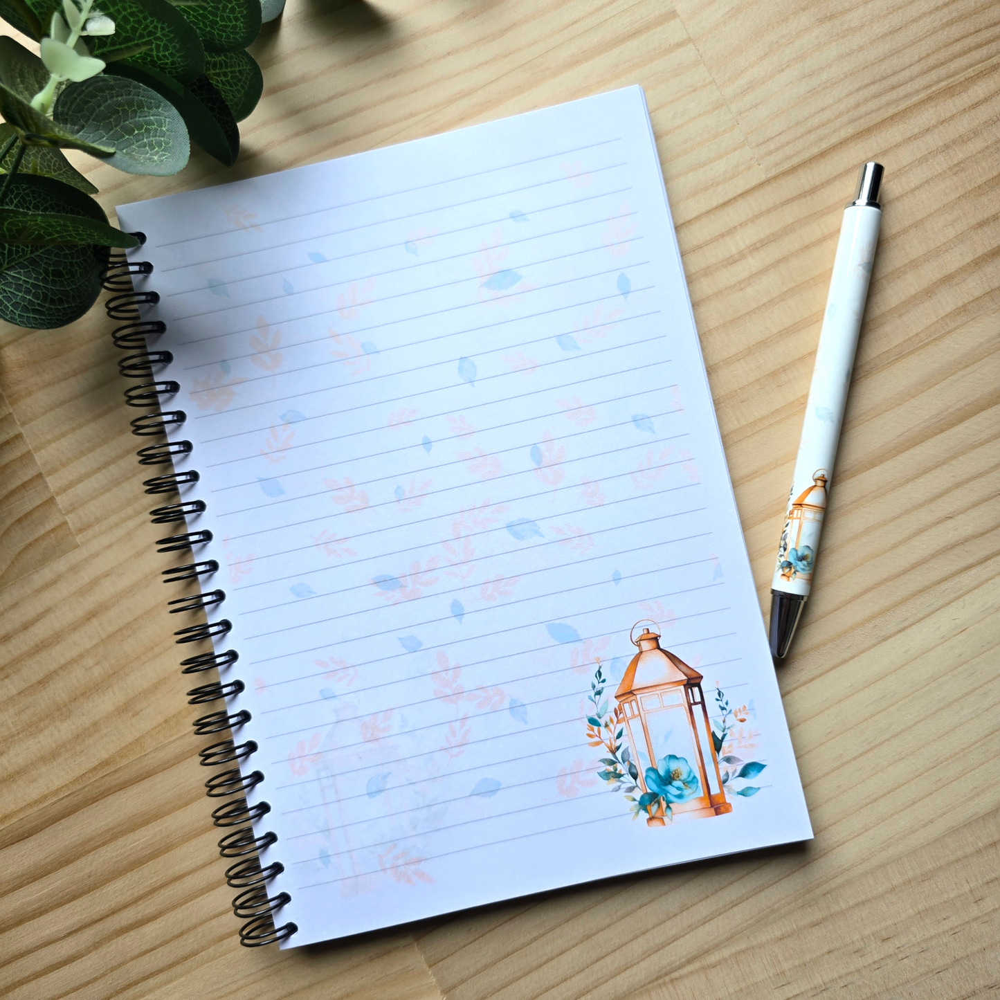 Aqua Gems Girl Notebook A5