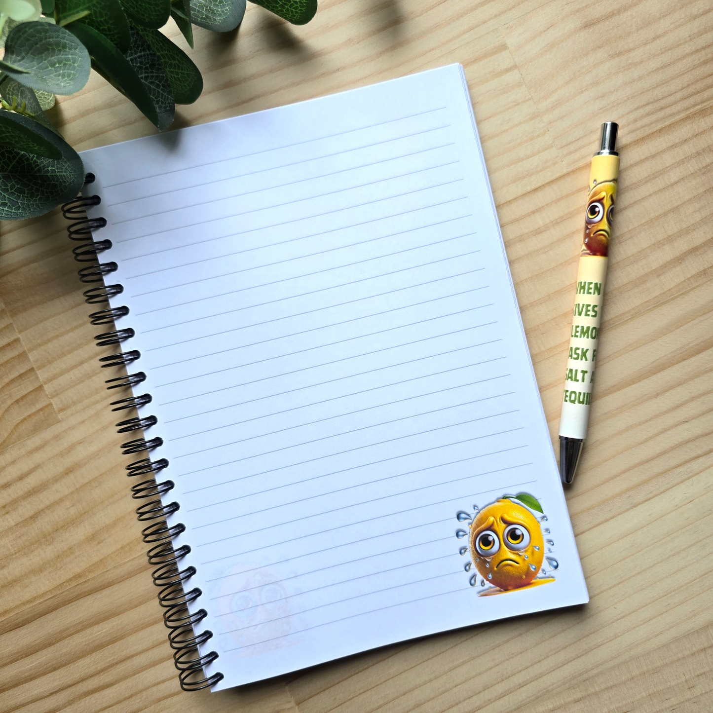 When Life Give You Lemons Notebook A5