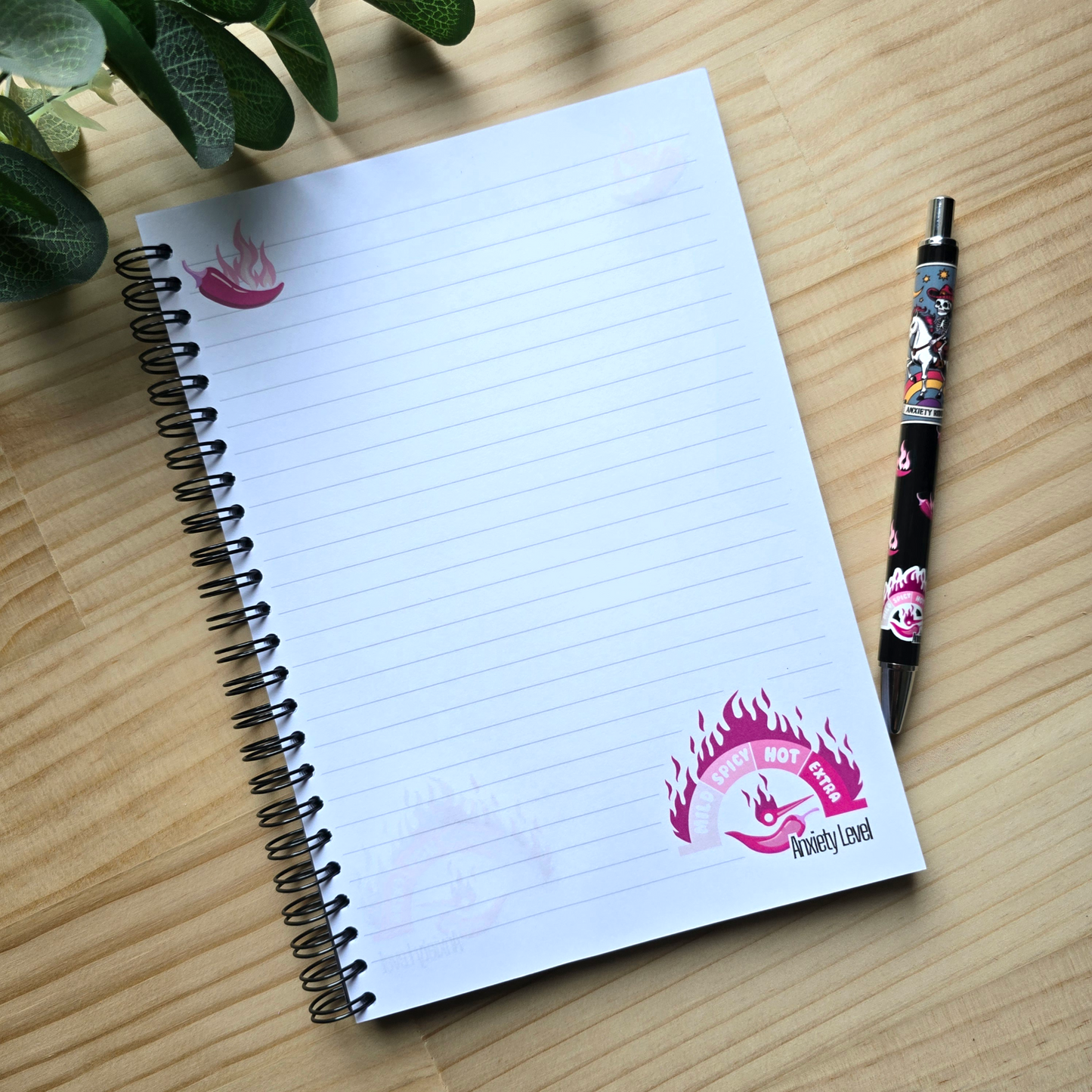 Anxiety Ridden Notebook A5