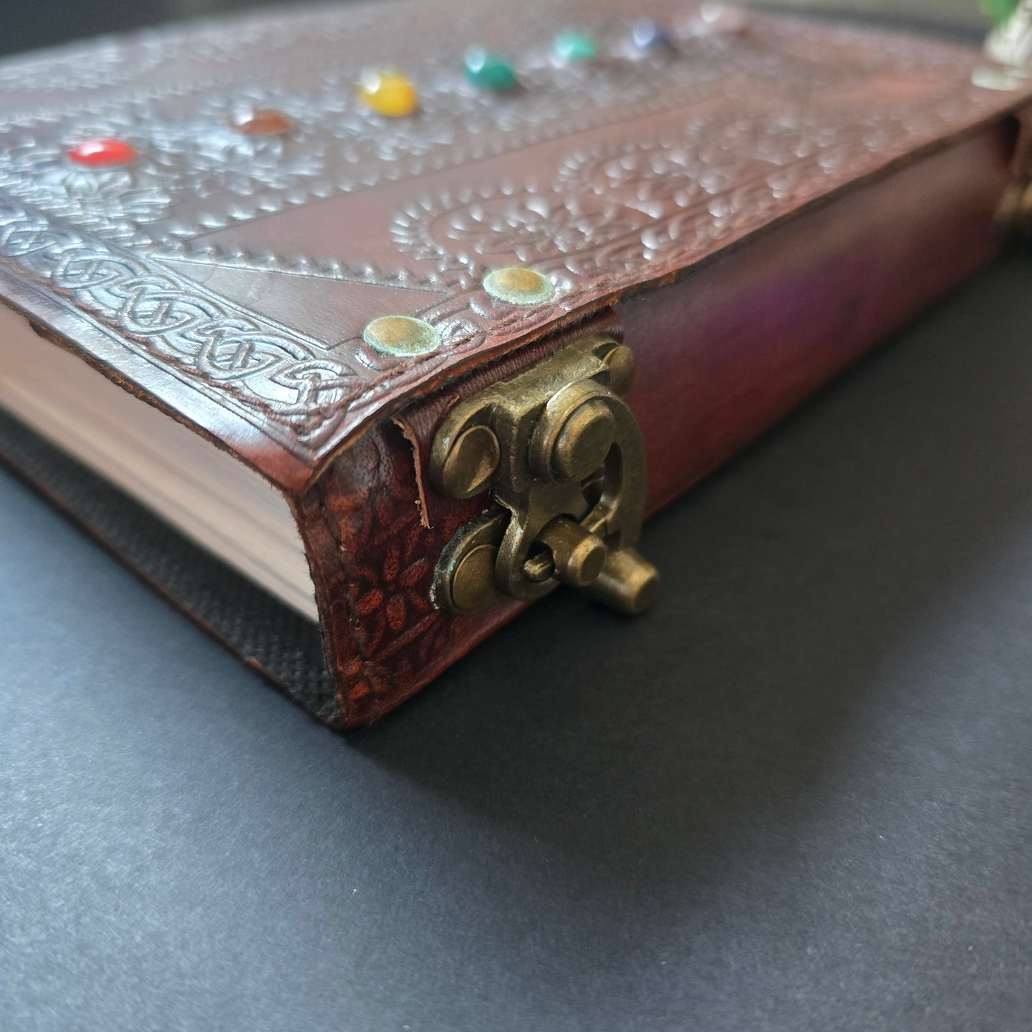 Chakra Stone Embossed Journal