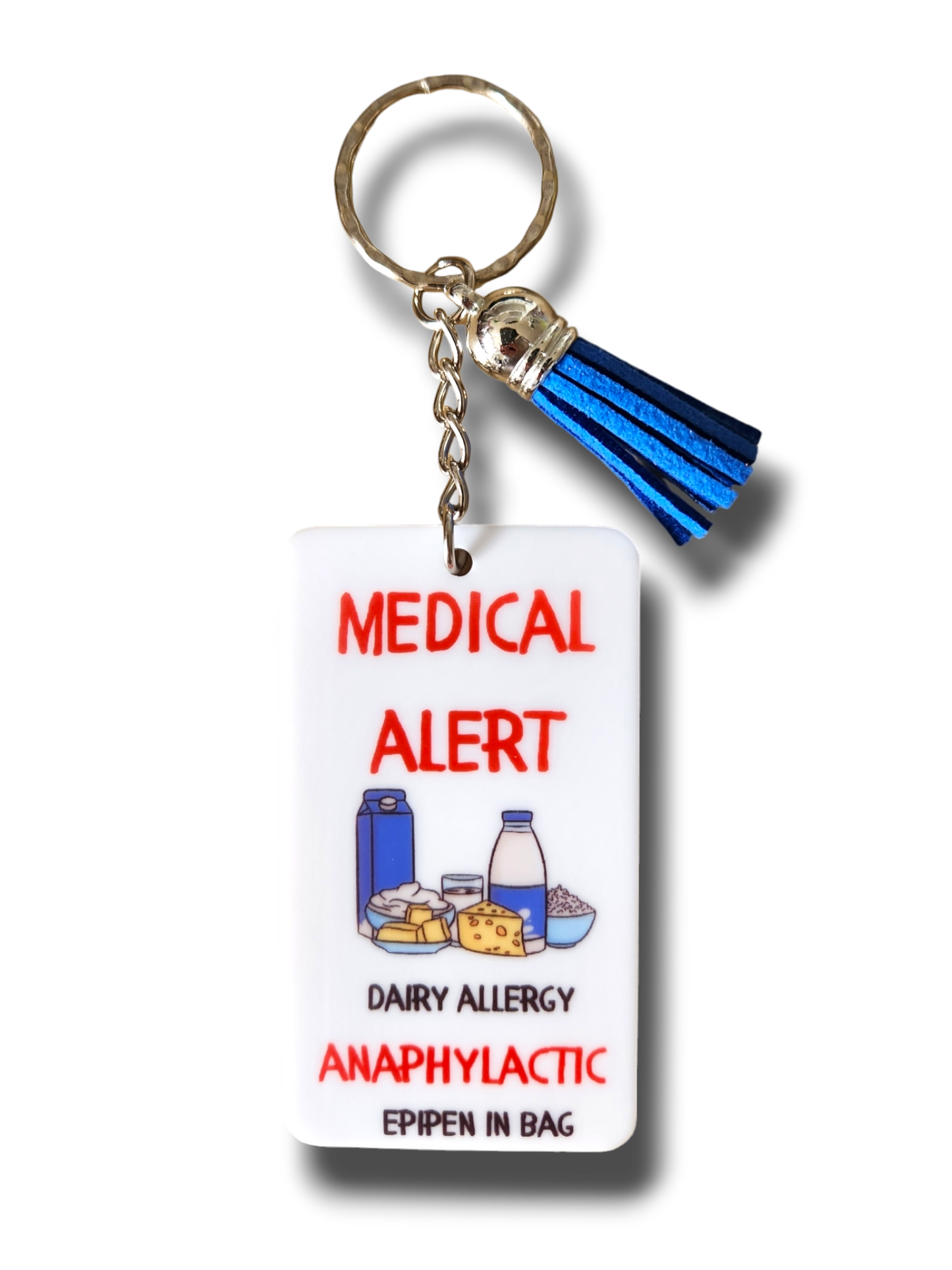 Medical Alert Dairy Keyring