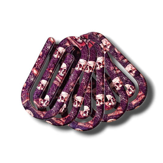 Skulls Jumbo Paperclip Bookmark