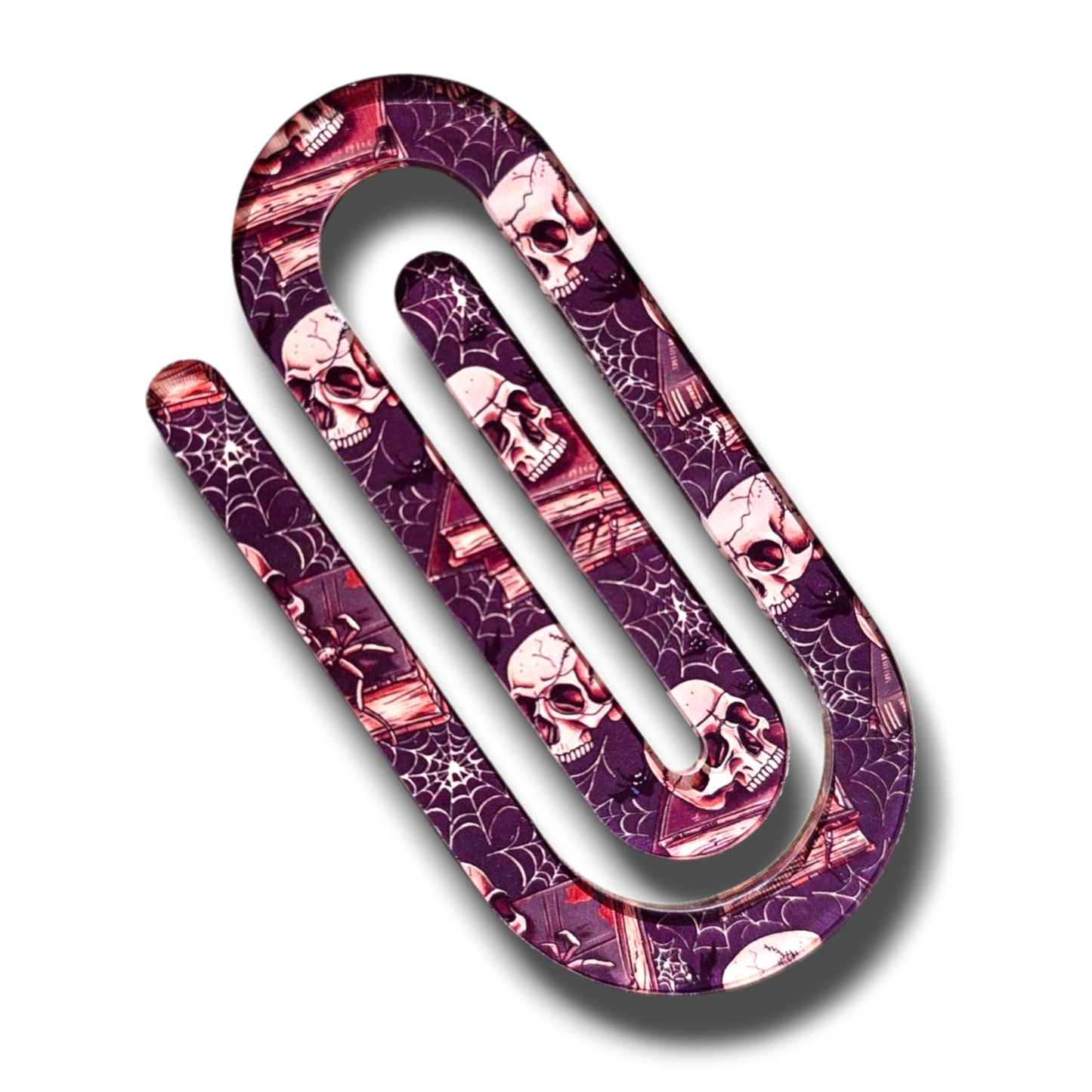 Skulls Jumbo Paperclip Bookmark