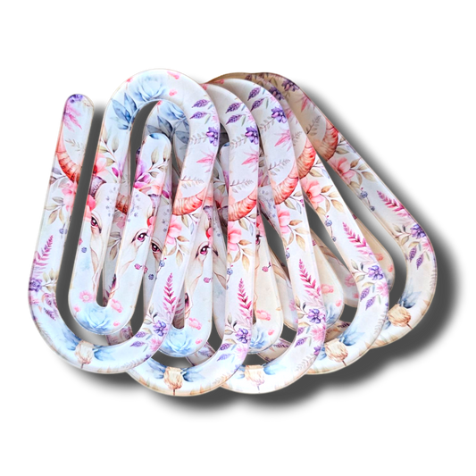 Boho Skull Jumbo Paperclip Bookmark