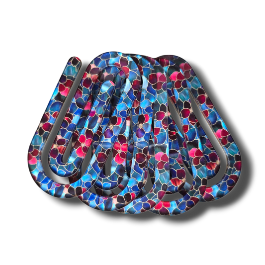 Stained Glass Jumbo Paperclip Bookmark