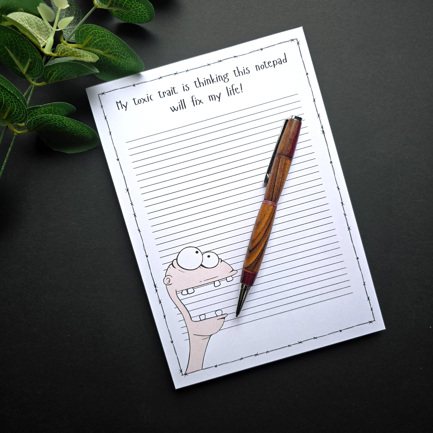 Toxic Trait A5 Notepad
