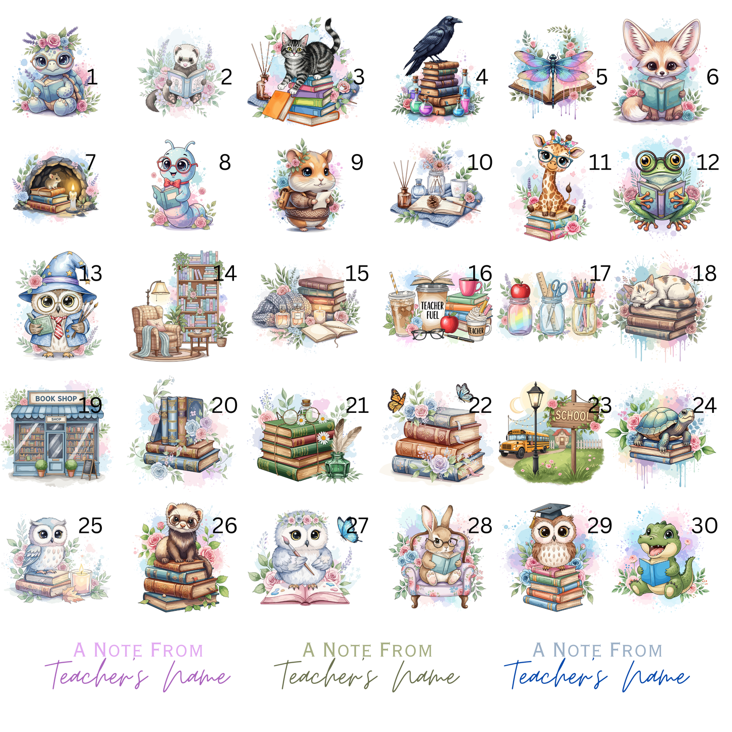 Custom Teacher A5 Notepad