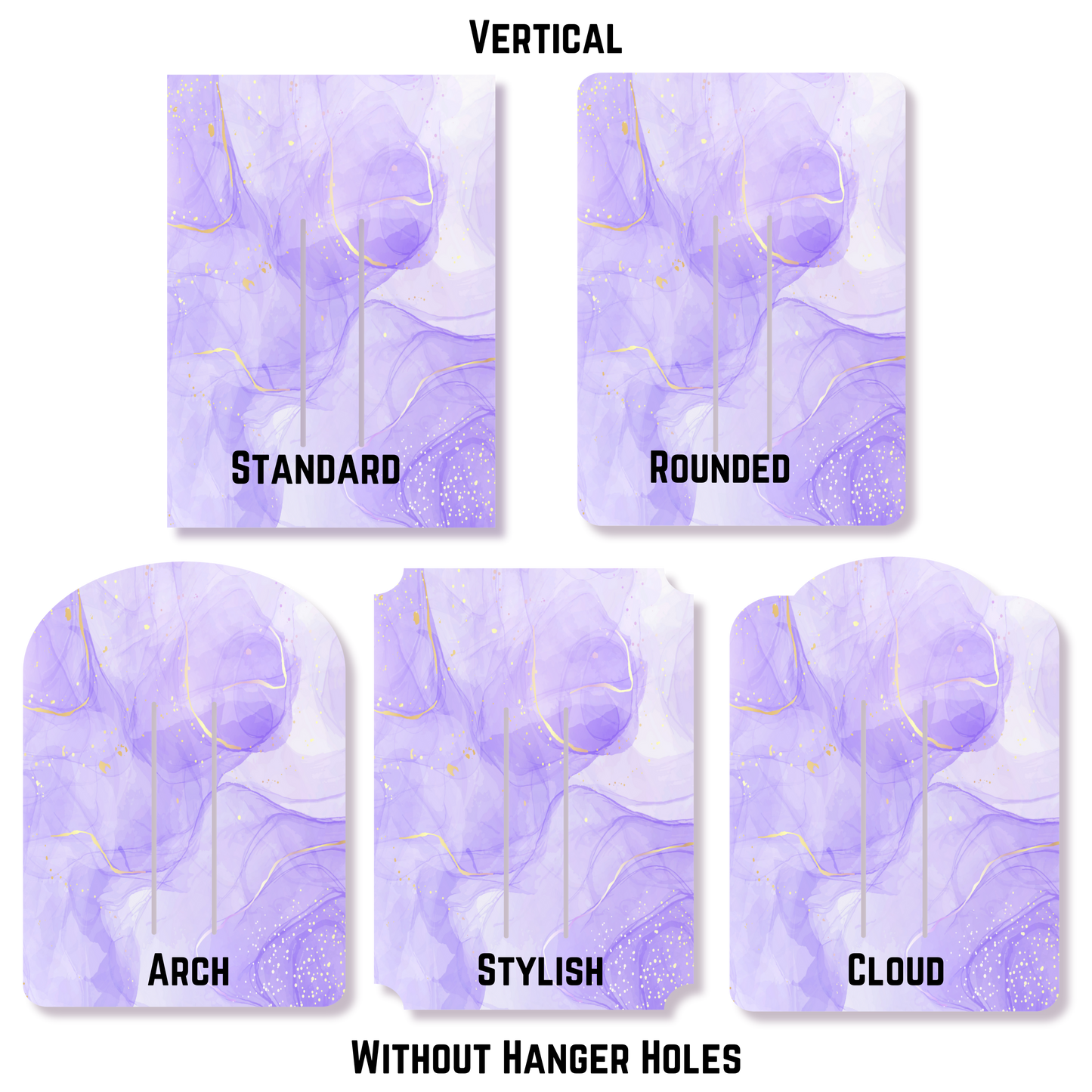 Custom Small Matte 350gsm Bow Cards Vertical