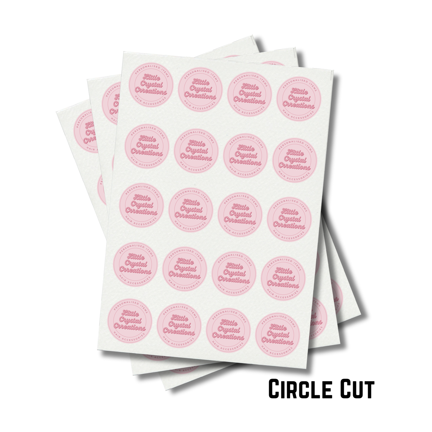 Custom Matte Logo Stickers