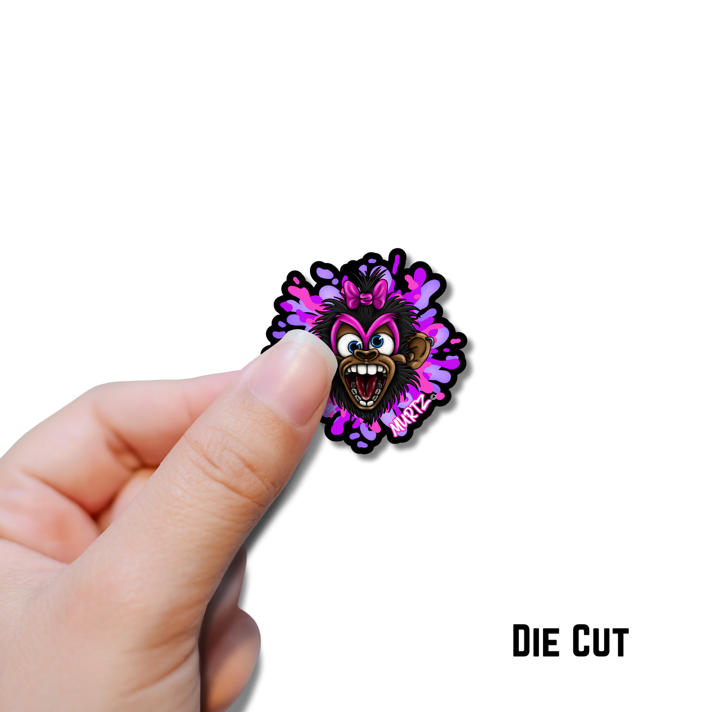 Custom Matte Logo Stickers