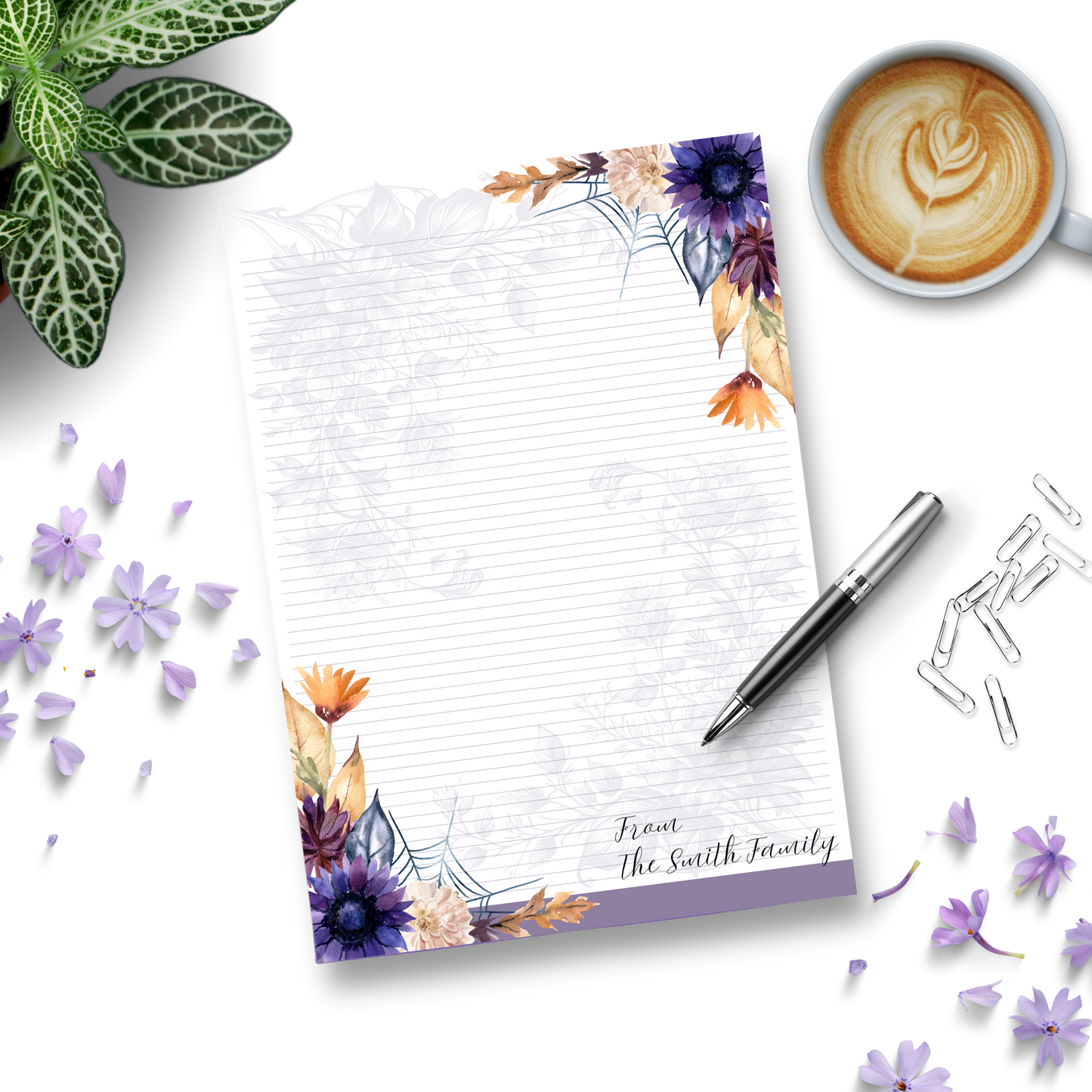 Custom A4 Signature Notepad (Style 2)