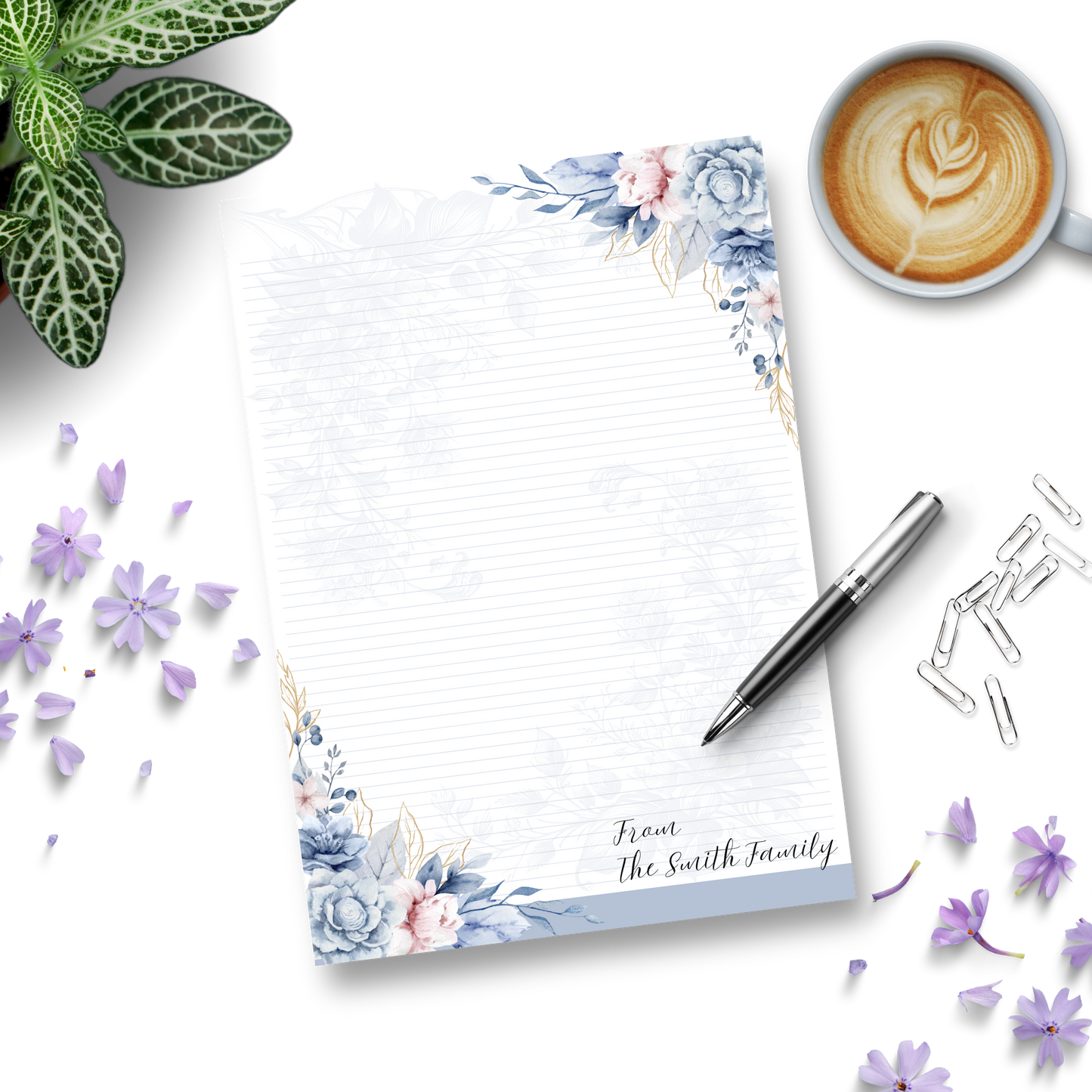 Custom A4 Signature Notepad (Style 3)