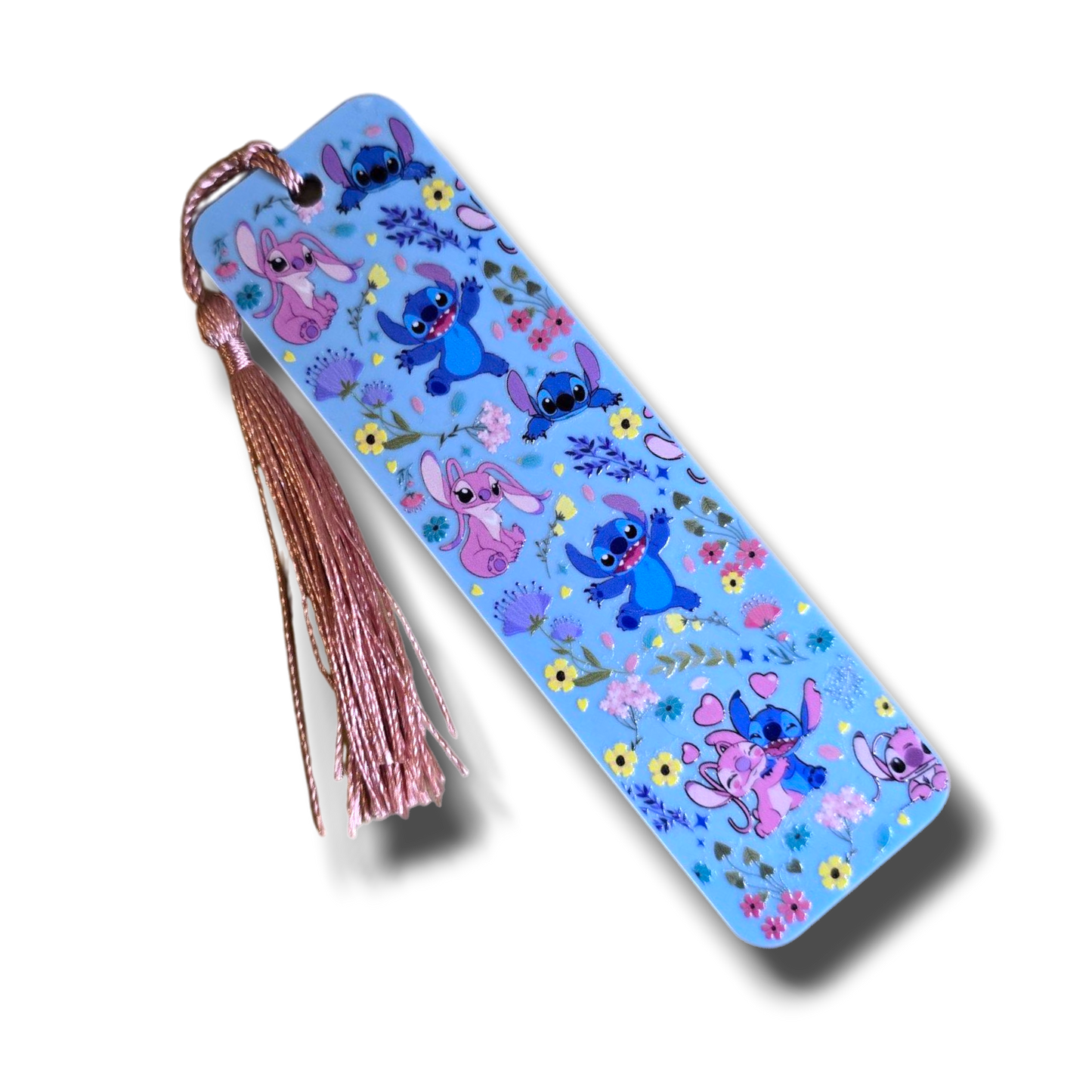 Blue & Pink Critters Bookmark