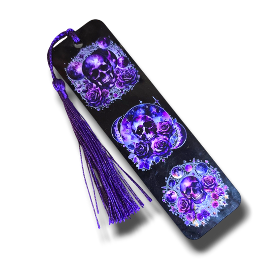 Luxe Skull Bookmark