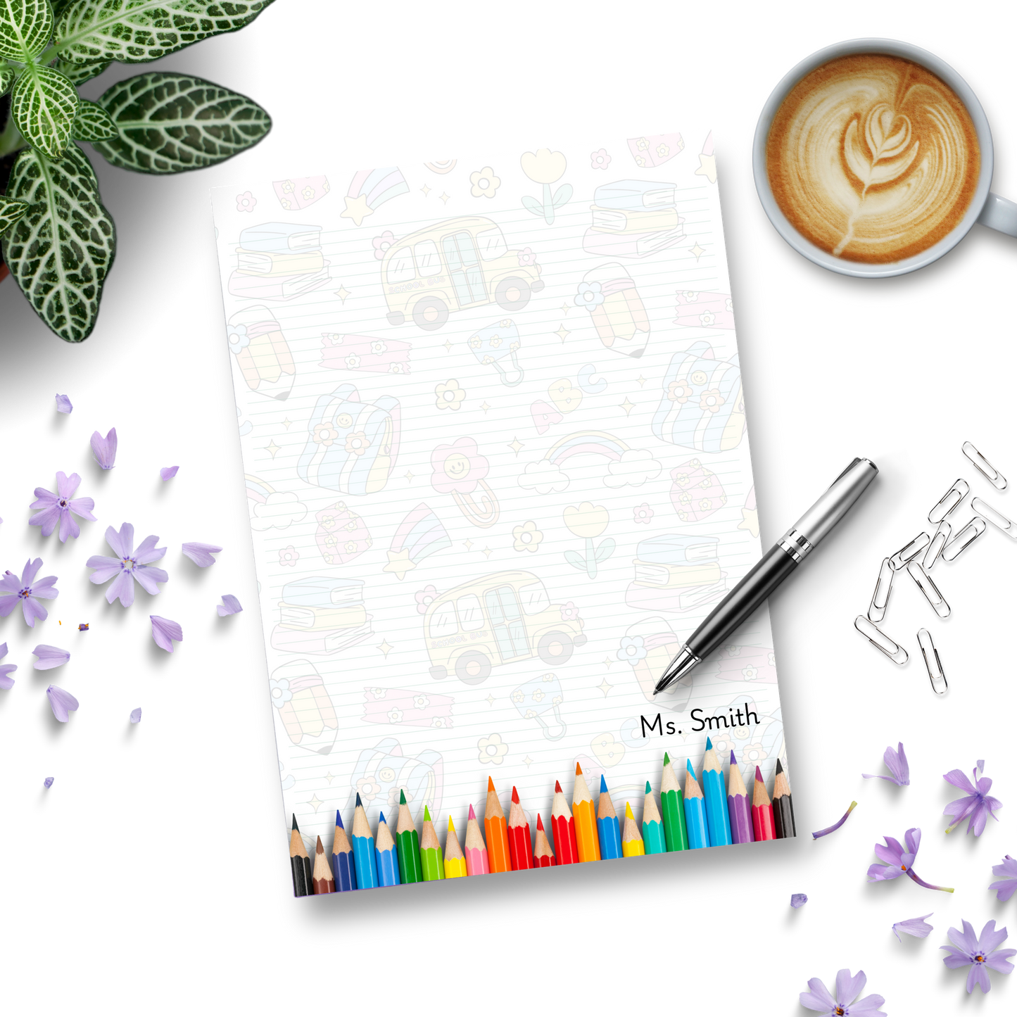 Custom A4 Teachers Notepad (Style 1)