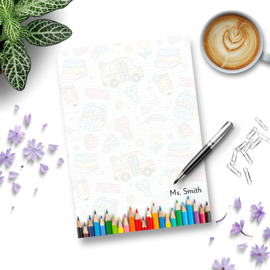 Custom A4 Teachers Notepad (Style 1)