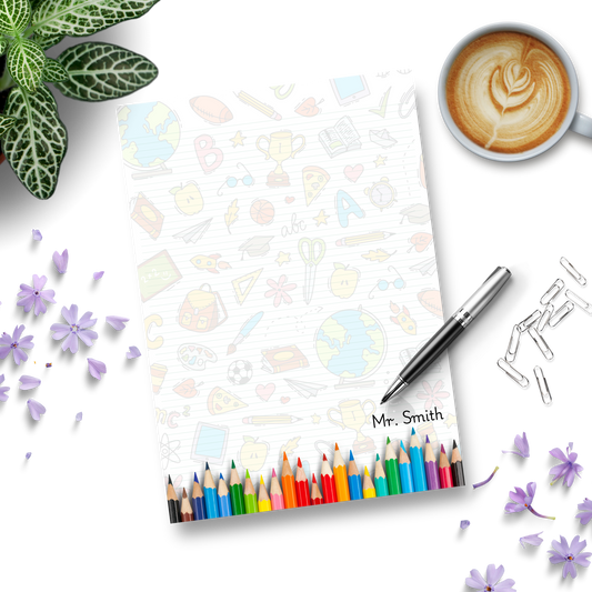 Custom A4 Teachers Notepad (Style 2)