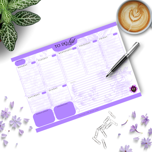 Custom A4 To Do List Notepad (Horizontal)