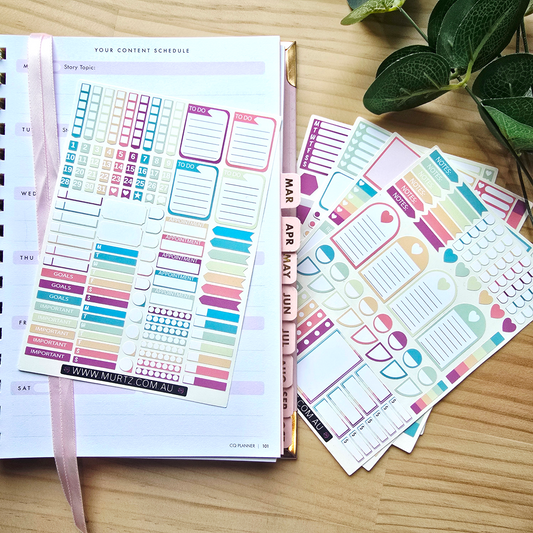 Citrus A6 Journal & Planner Stickers