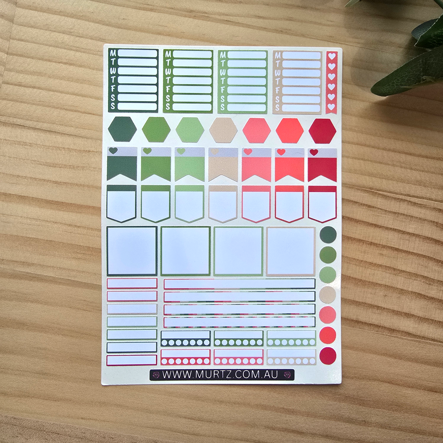 Watermelon A6 Journal & Planner Stickers