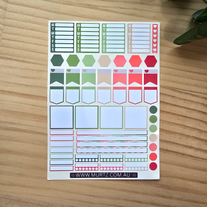Watermelon A6 Journal & Planner Stickers