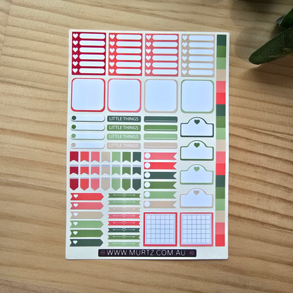 Watermelon A6 Journal & Planner Stickers