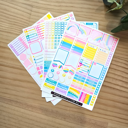 Rainbow A6 Journal & Planner Stickers