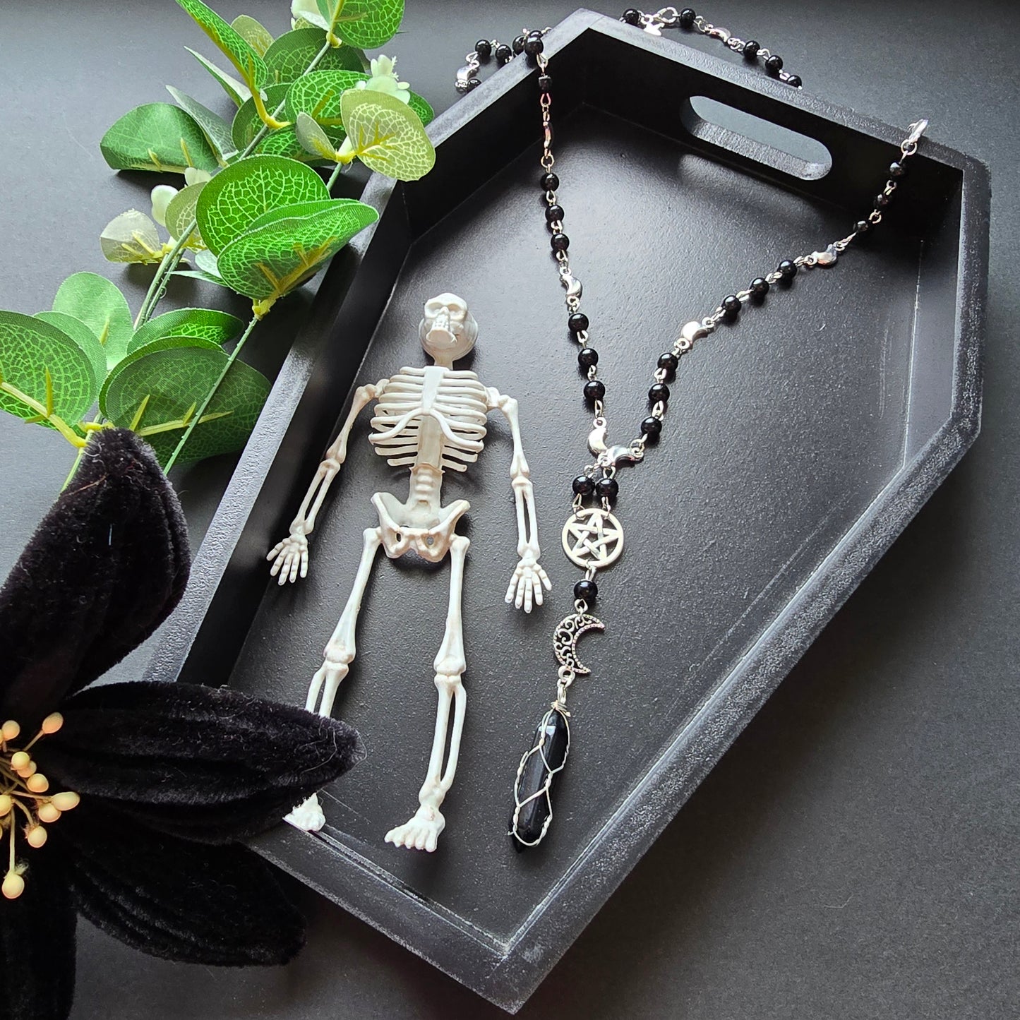 Black Coffin Trinket Tray