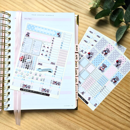 Bear A6 Journal & Planner Stickers