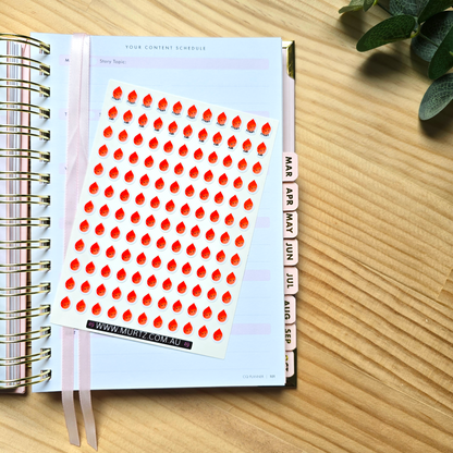 Period Tracker A6 Journal & Planner Stickers
