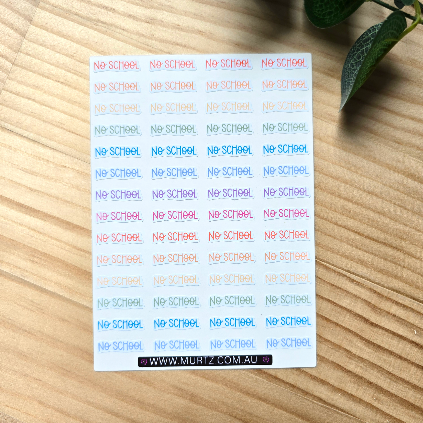 School A6 Journal & Planner Stickers