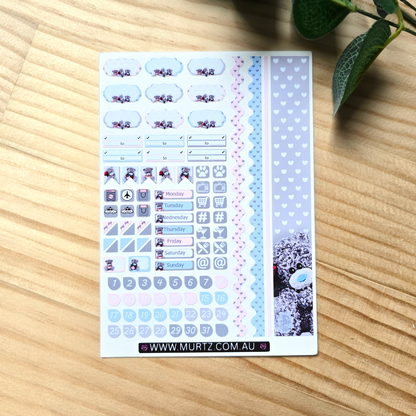 Bear A6 Journal & Planner Stickers