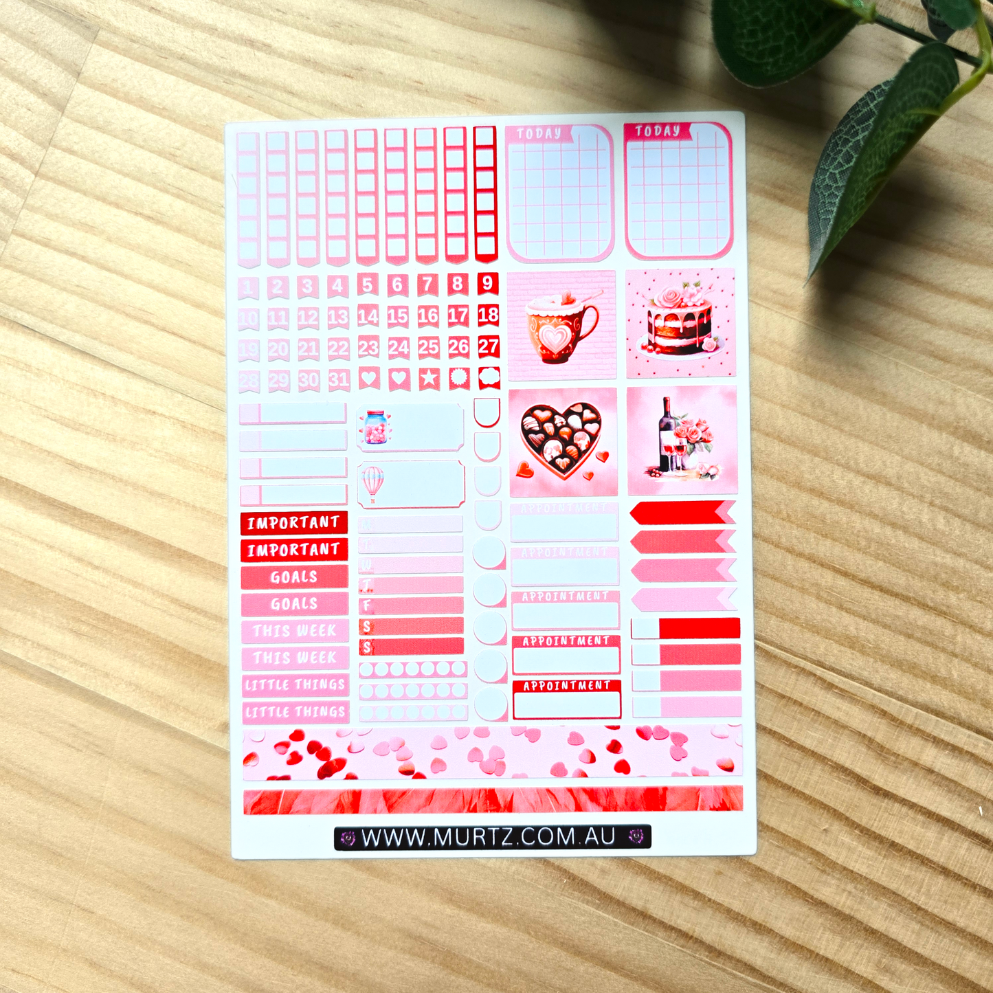 Love A6 Journal & Planner Stickers