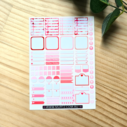 Love A6 Journal & Planner Stickers