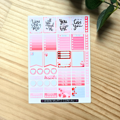 Love A6 Journal & Planner Stickers