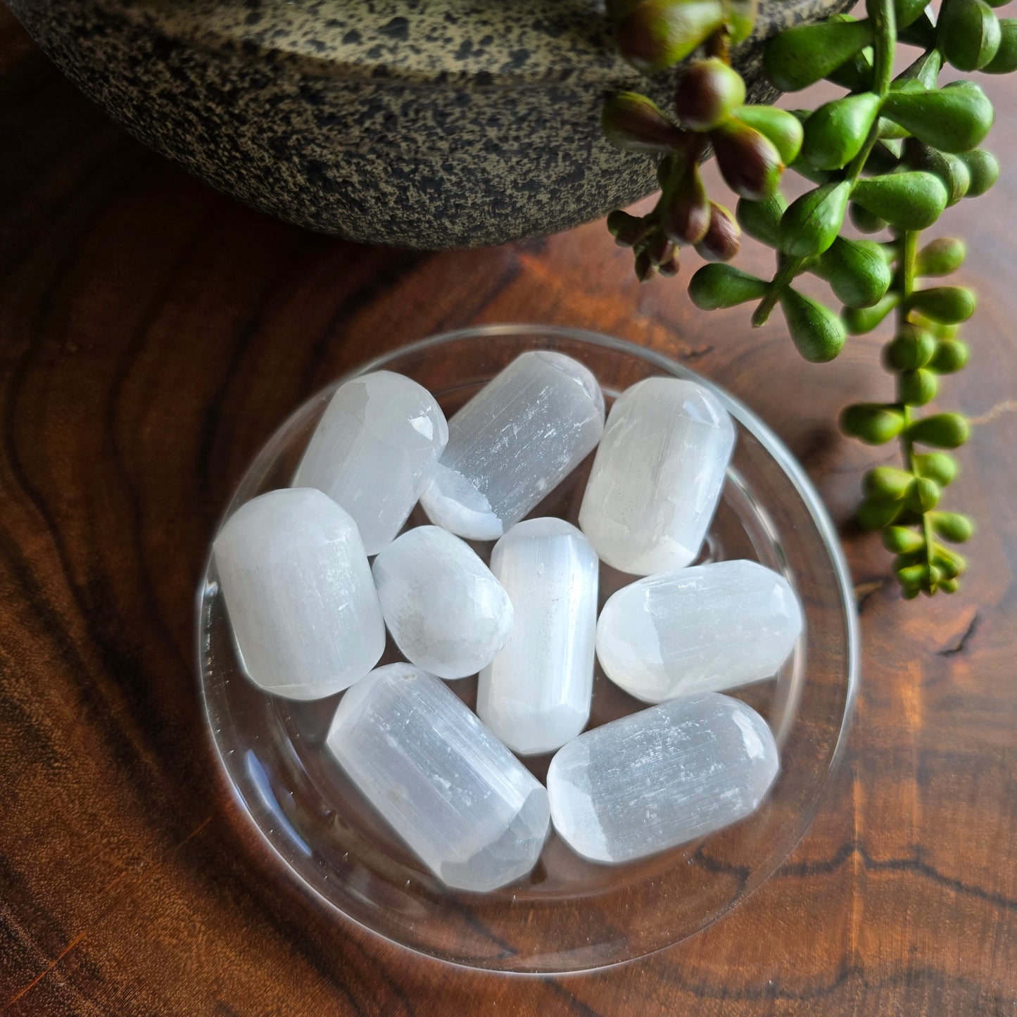 Selenite Tumble Stone