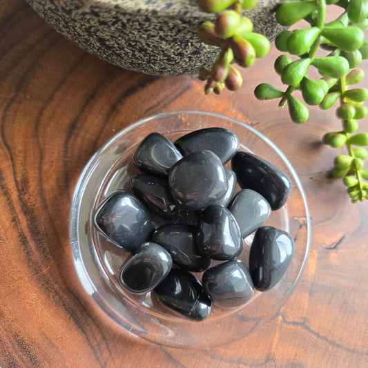 Black Obsidian Tumble Stone