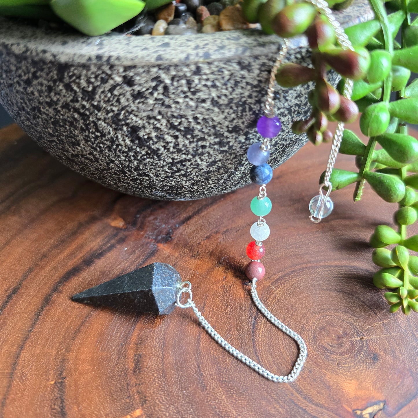 Nuumite Chakra Pendulum