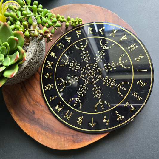 20cm Crystal Gridding Plate (Various Styles)