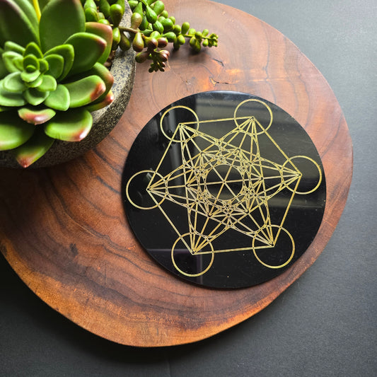 15cm Crystal Gridding Plate (Various Styles)