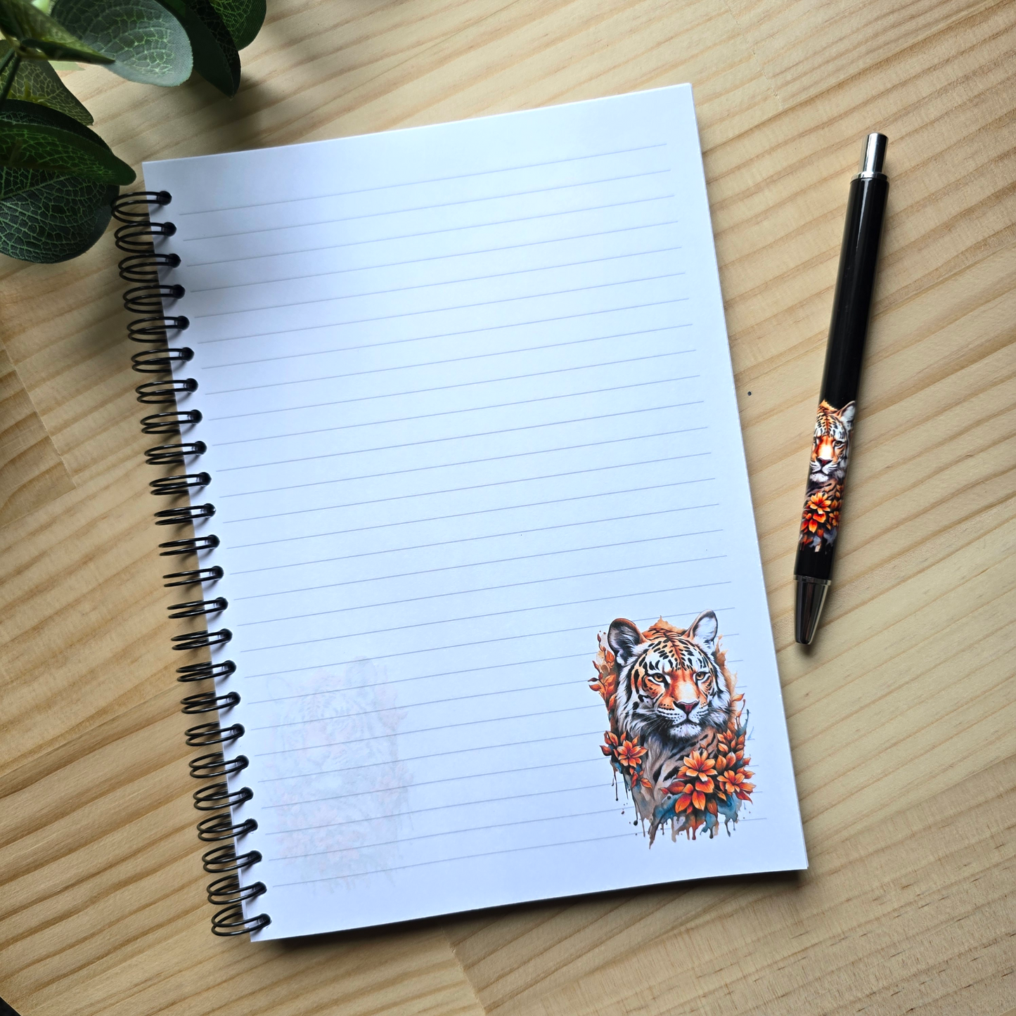 Tiger Handmade Notebook A5
