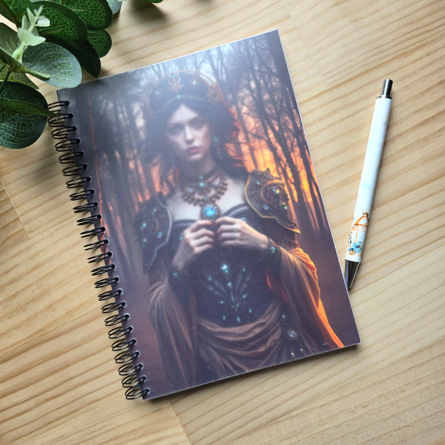 Aqua Gems Girl Notebook A5