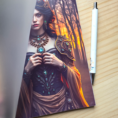 Aqua Gems Girl Notebook A5