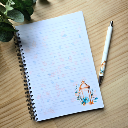 Aqua Gems Girl Notebook A5