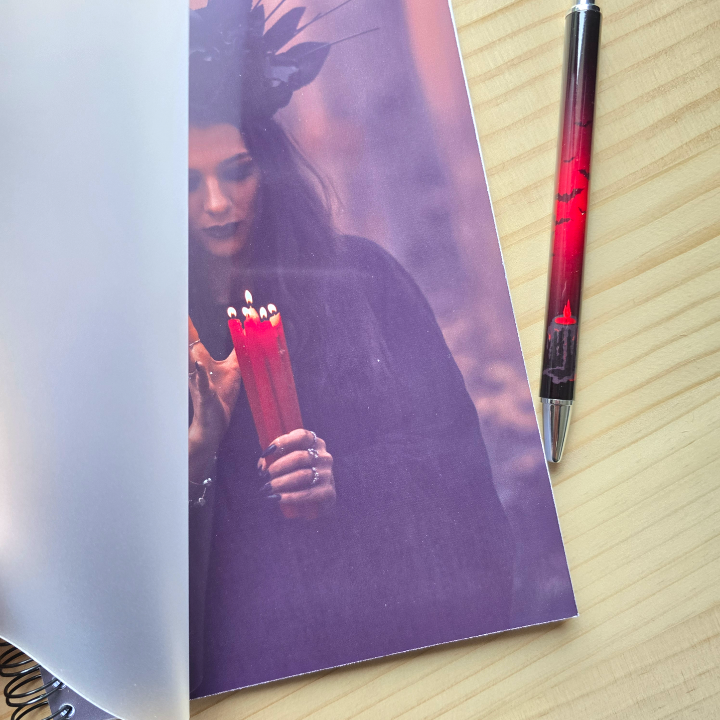 Candle Witch Notebook A5