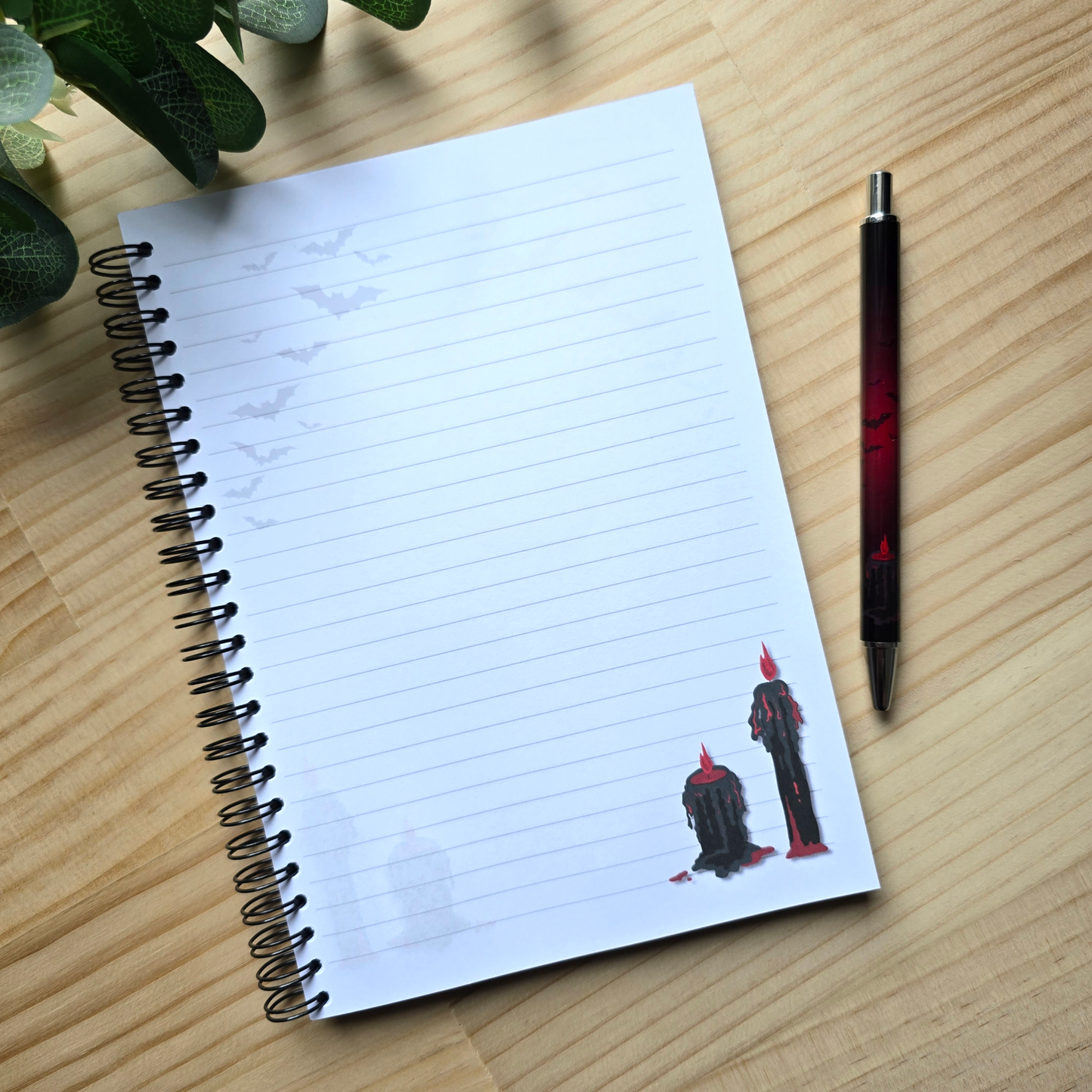 Candle Witch Notebook A5